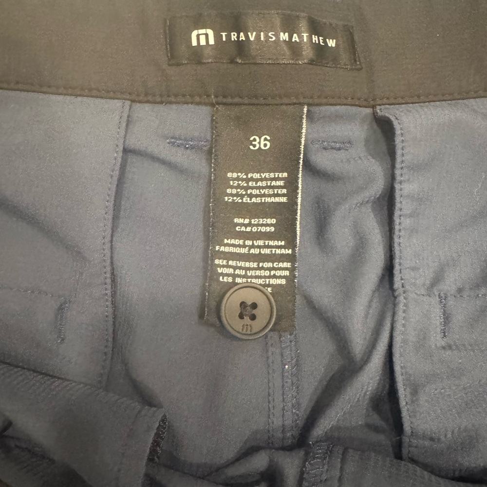 Travis Mathew Navy Blue Men Shorts